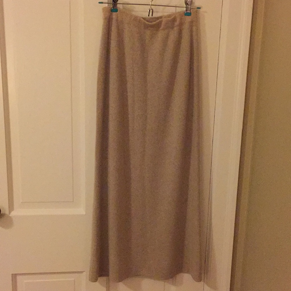 Neiman Marcus cashmere maxi skirt